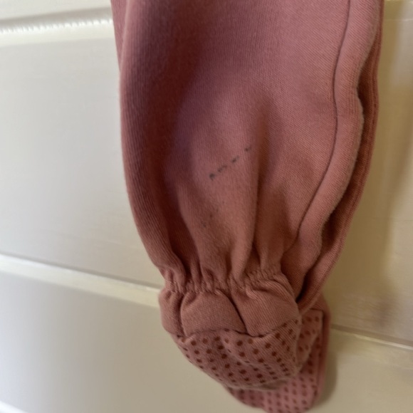 L’ovedbaby Organic cotton snap footie, 9-12m, mauve pink - Picture 2 of 9